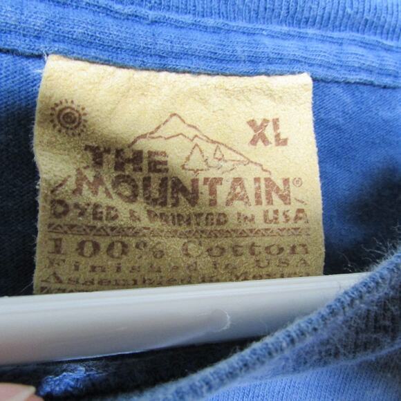 The Mountain T-Shirt Deer Reflection Pool Size XL USA Lee Kromschroeder 1990s - Picture 7 of 7